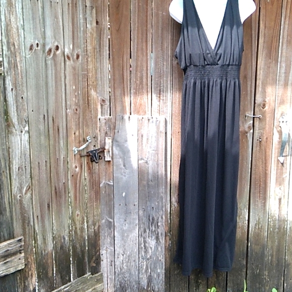 Deep V neck Knit Dress (3X) - Picture 7 of 8